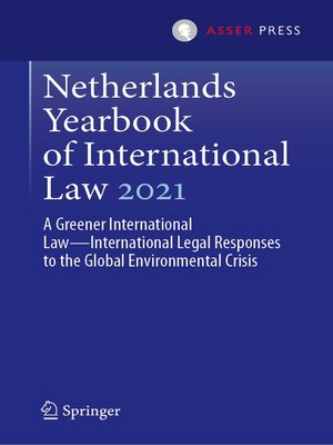 cover image of Netherlands Yearbook of International Law 2021